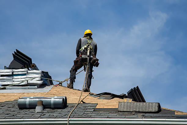 Professional Metal Roofing technician working in Abbotsford, WI
